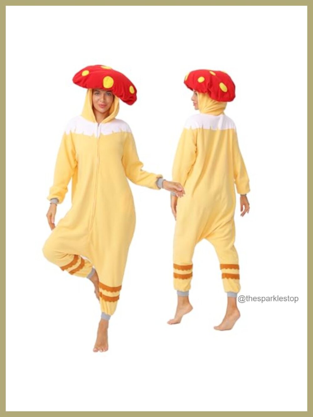 Fleece Animal Onesie Adult Hooded One-Piece Pajama Cosplay Costume - Picture 1 of 6